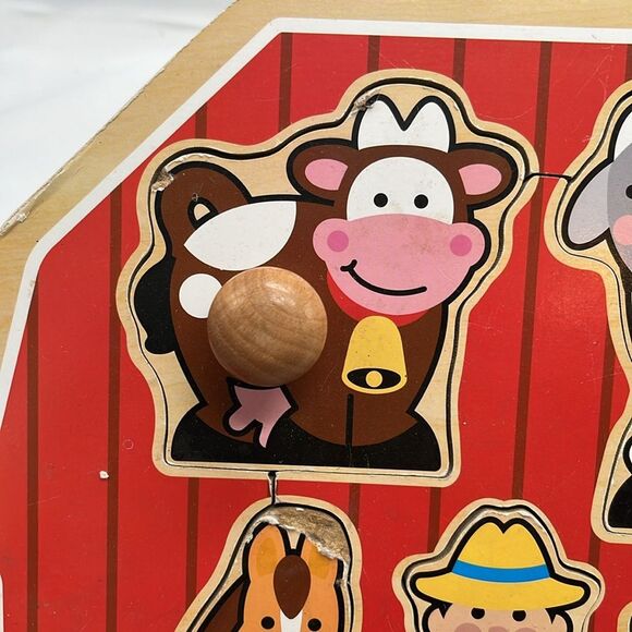 Two Farm Animal Melissa & Doug Puzzles - Picture 10 of 11